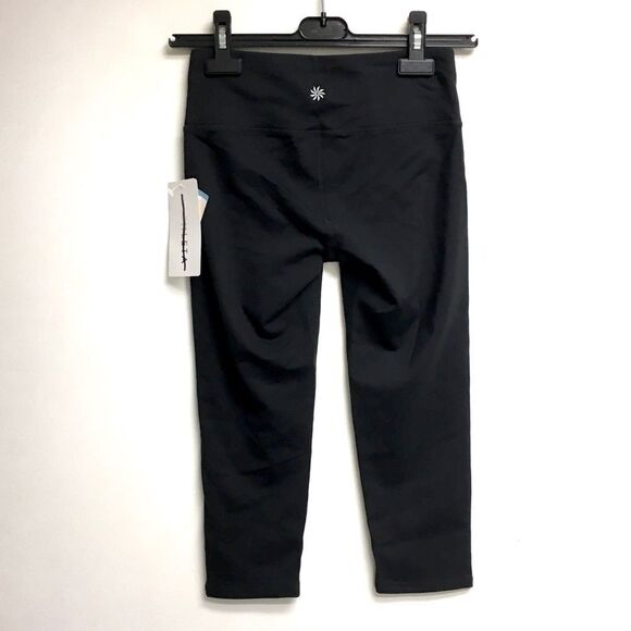 ATHLETA Black Chaturanga Yoga Capri Tights Legging Pants XS - Picture 3 of 5